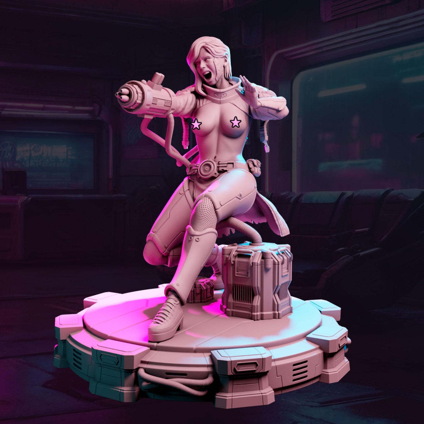 Dakota Santoro figurka 32mm – Ladies of the 2133, Black Bird Miniatures