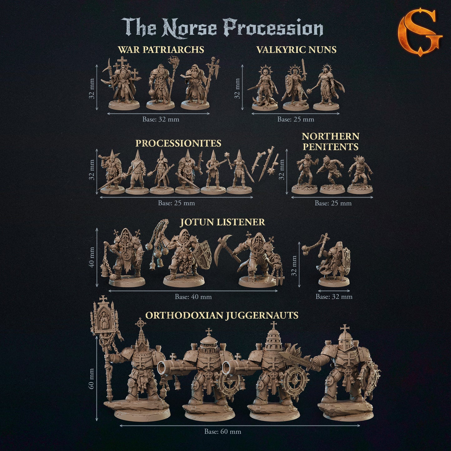 Alchemist-Satrapie Mega-Bundle – 23 Miniaturen | Komplette Solgood-Kollektion | 32mm-60mm