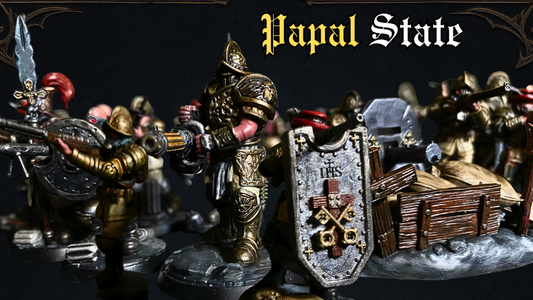 Papal State Trench Crusade figurki 32mm zestaw 20 modeli