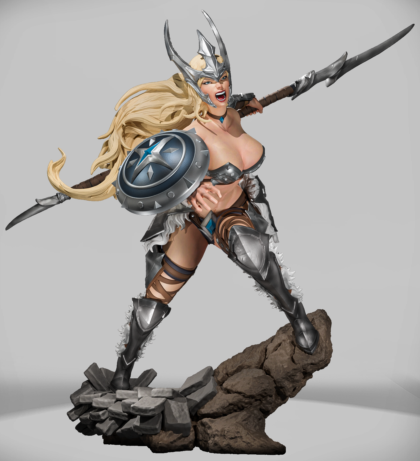 Stormhowl Valkyrie Witcher Elements Amra 3D Art