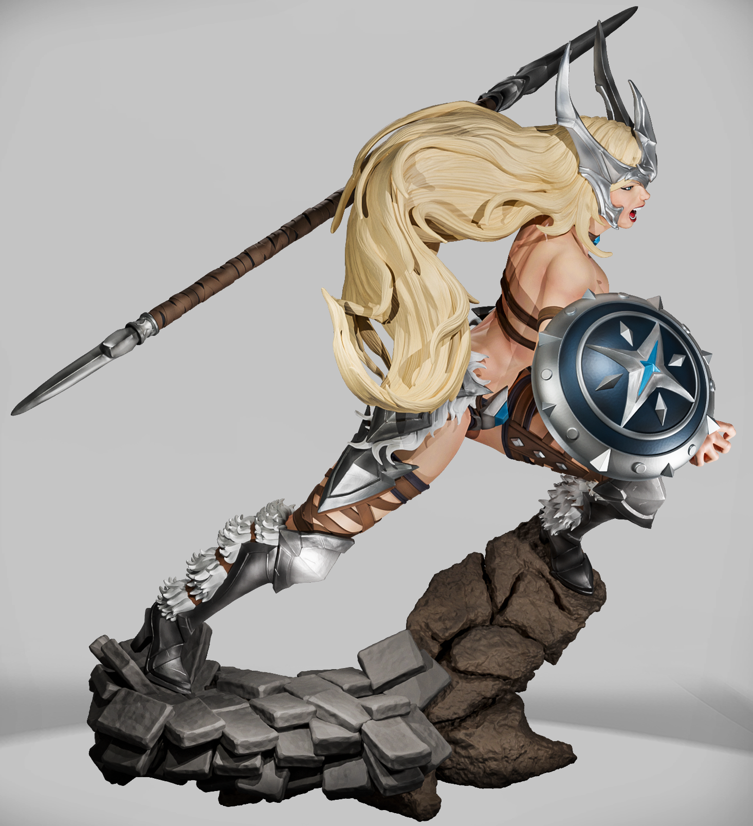 Stormhowl Valkyrie Witcher Elements Amra 3D Art
