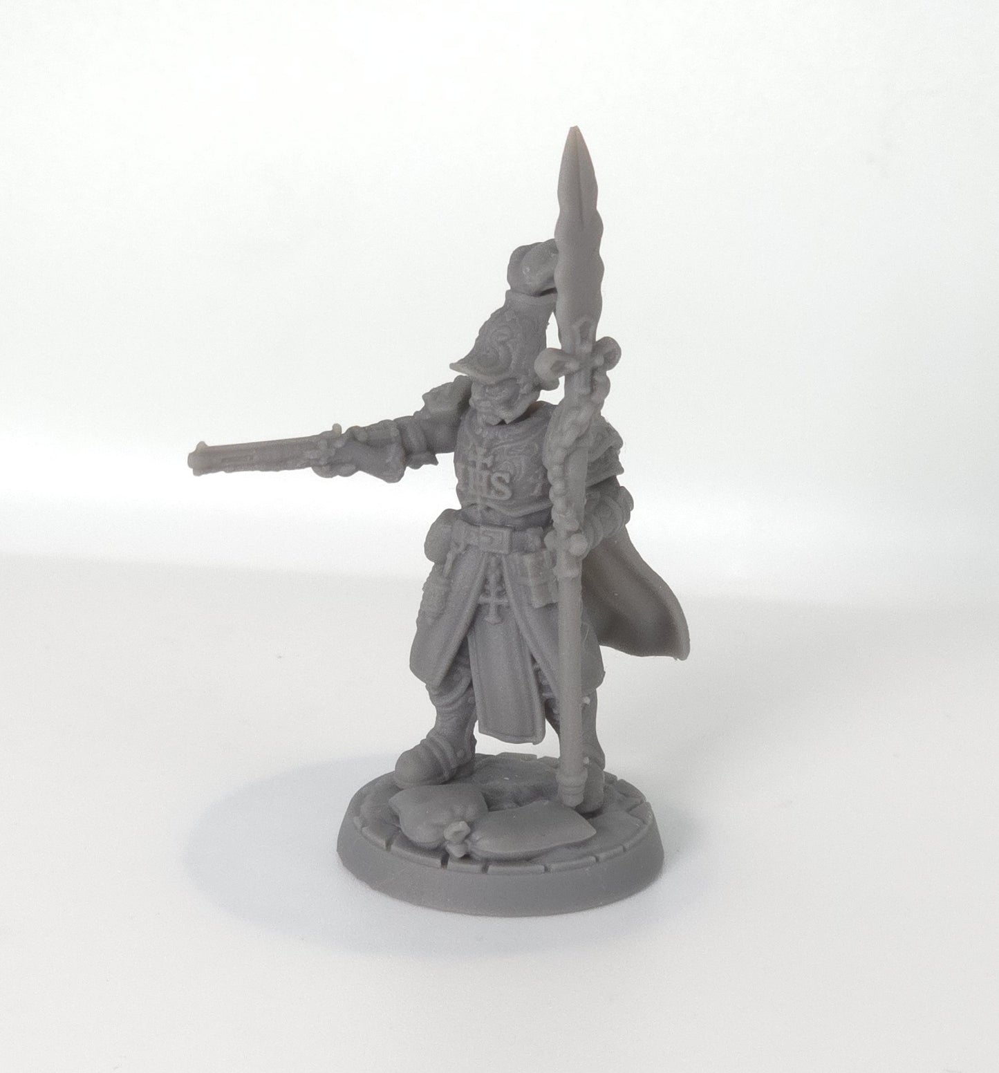 Papal State Halberdier Officer – Trench Crusade – figurka 32mm