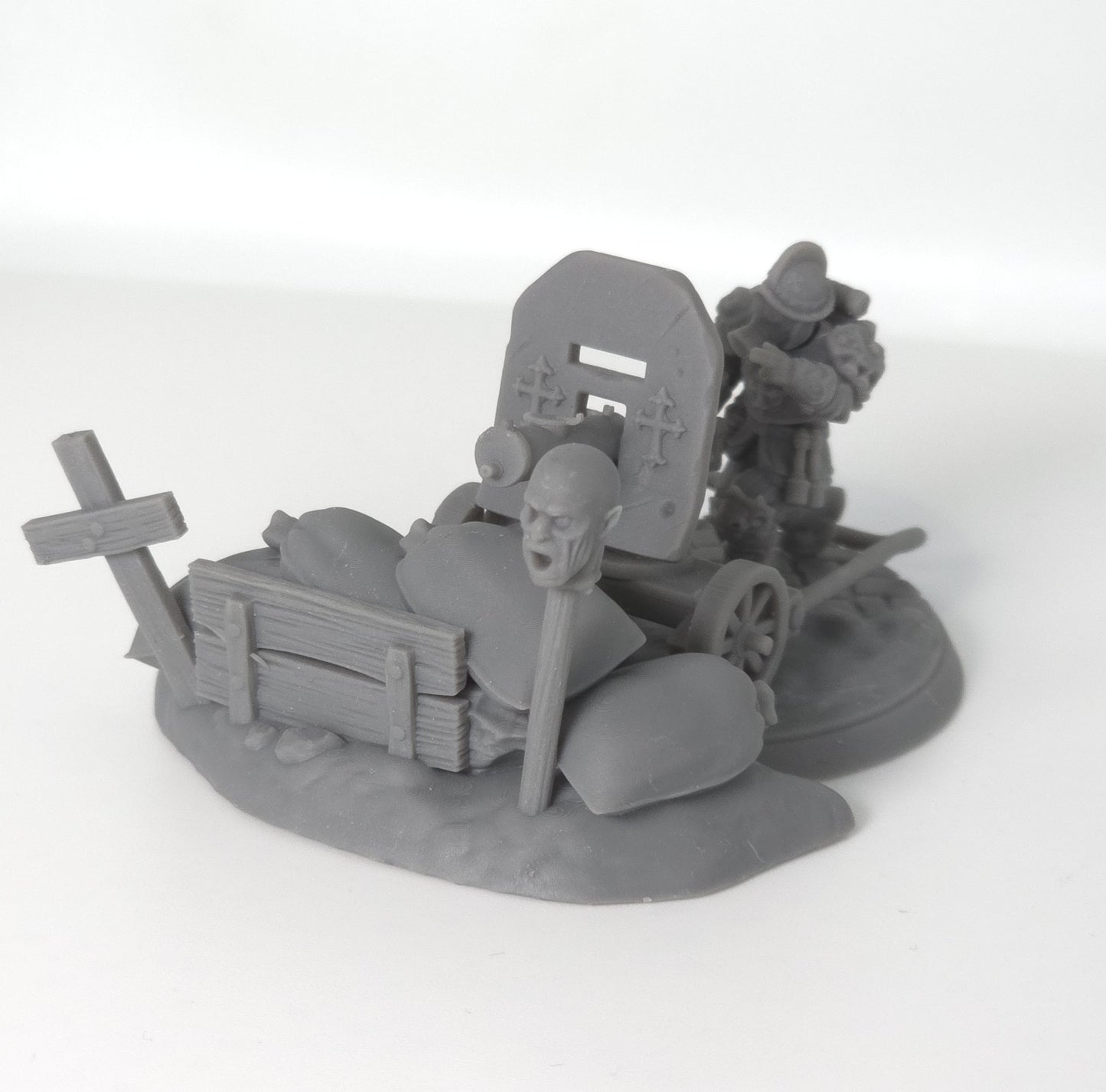 Papal State – Field Gun Emplacement – Trench Crusade – teren bitewny 32mm
