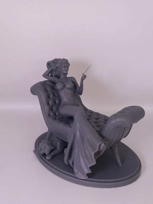Cruella de Mon on a Sofa - Project Genesis | 16K ABS-Like Figurine
