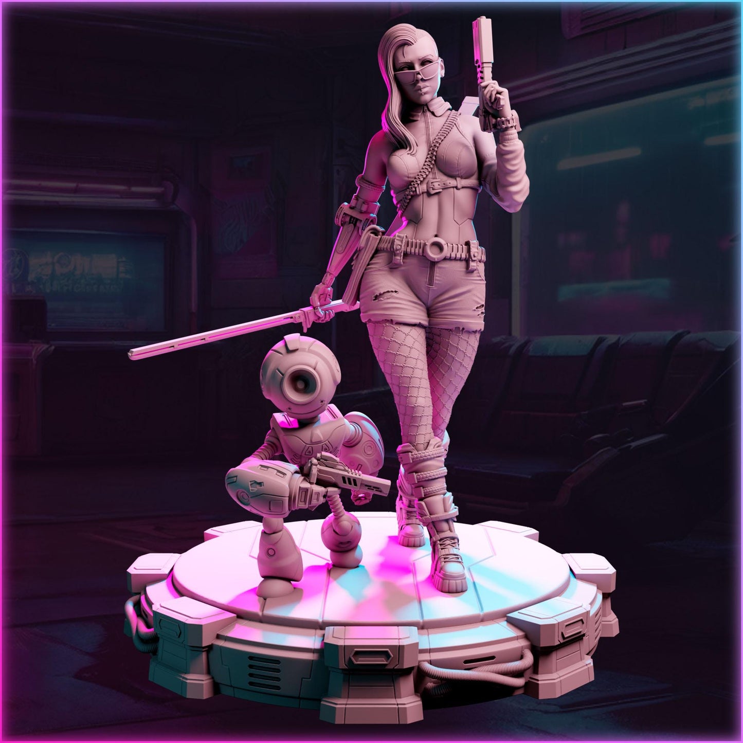 Cassandra Zephyr figurka 32mm – Ladies of the 2133, Black Bird Miniatures