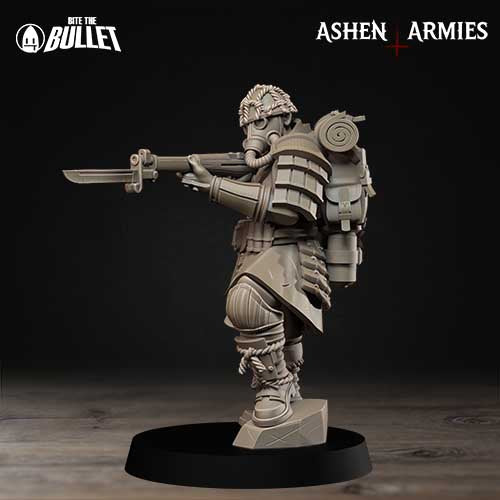 Hellbound Apostasy - Yeomen (4 Figurki) - Trench Crusade Proxy - Ashen Armies | 16K ABS-Like