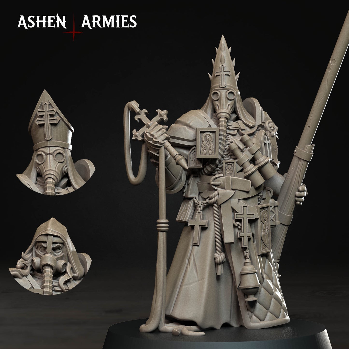 Castigator z ciężką bronią – Bleeding Procession | Ashen Armies| punt gun