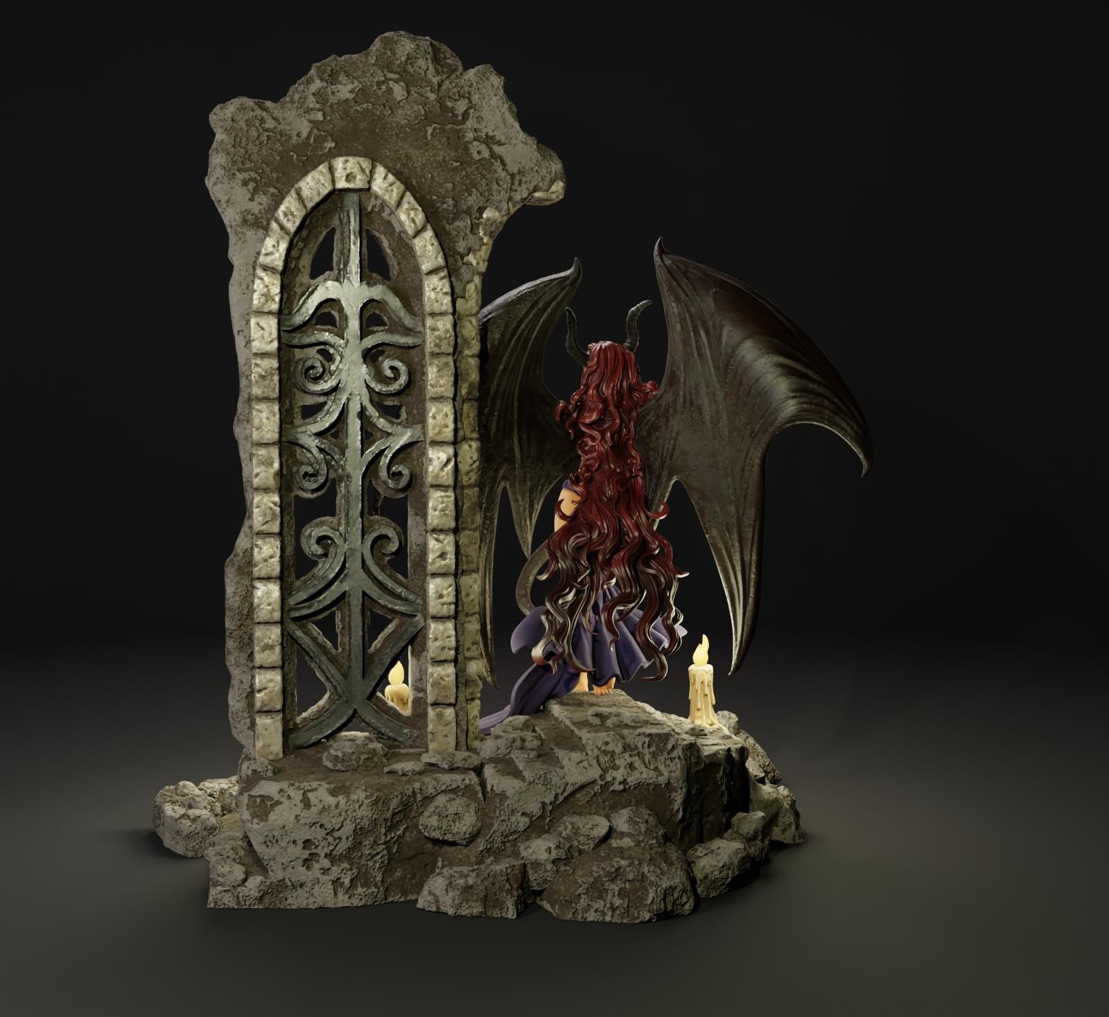 Succubus – dark fantasy figurka 3D z kolekcji Monstrous Beauty