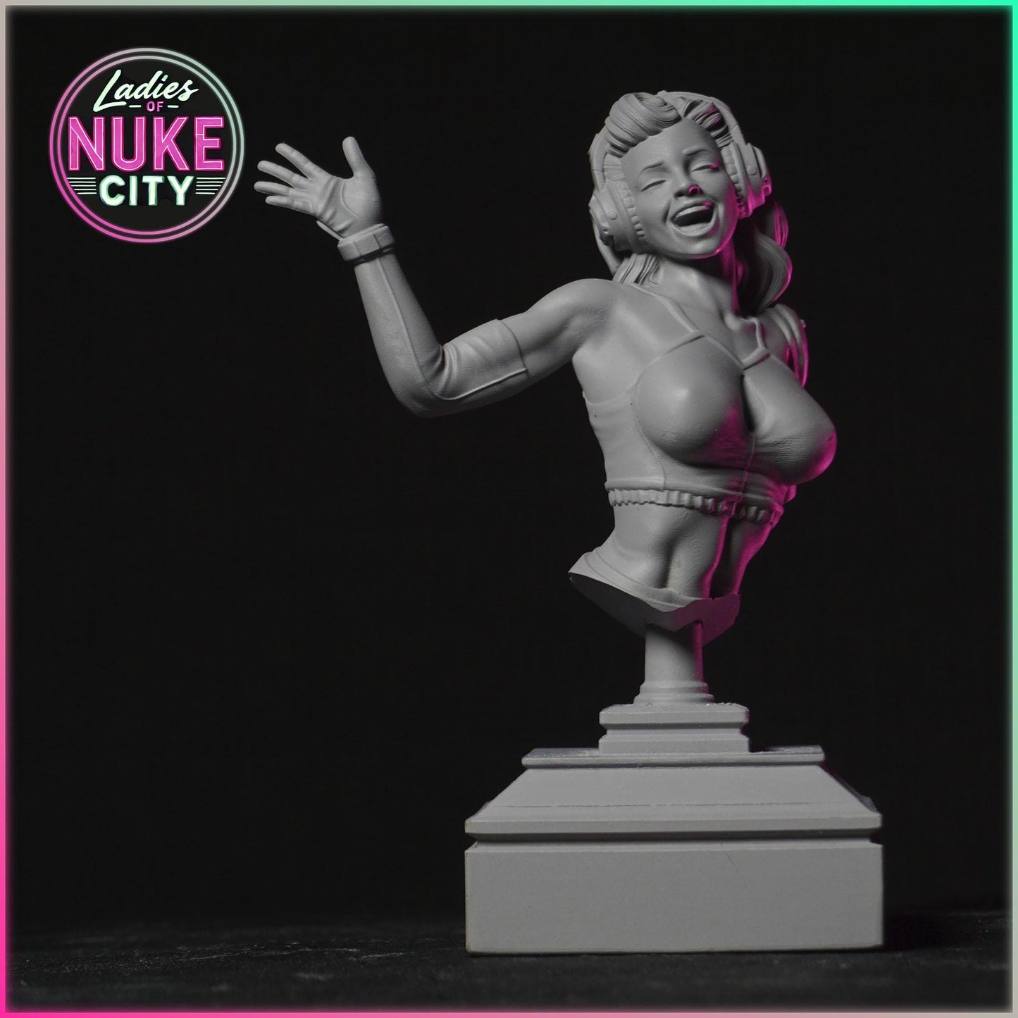 Cleo Drift – Nuke City Ladies | Black Bird Miniatures – figurka 32mm / 75mm