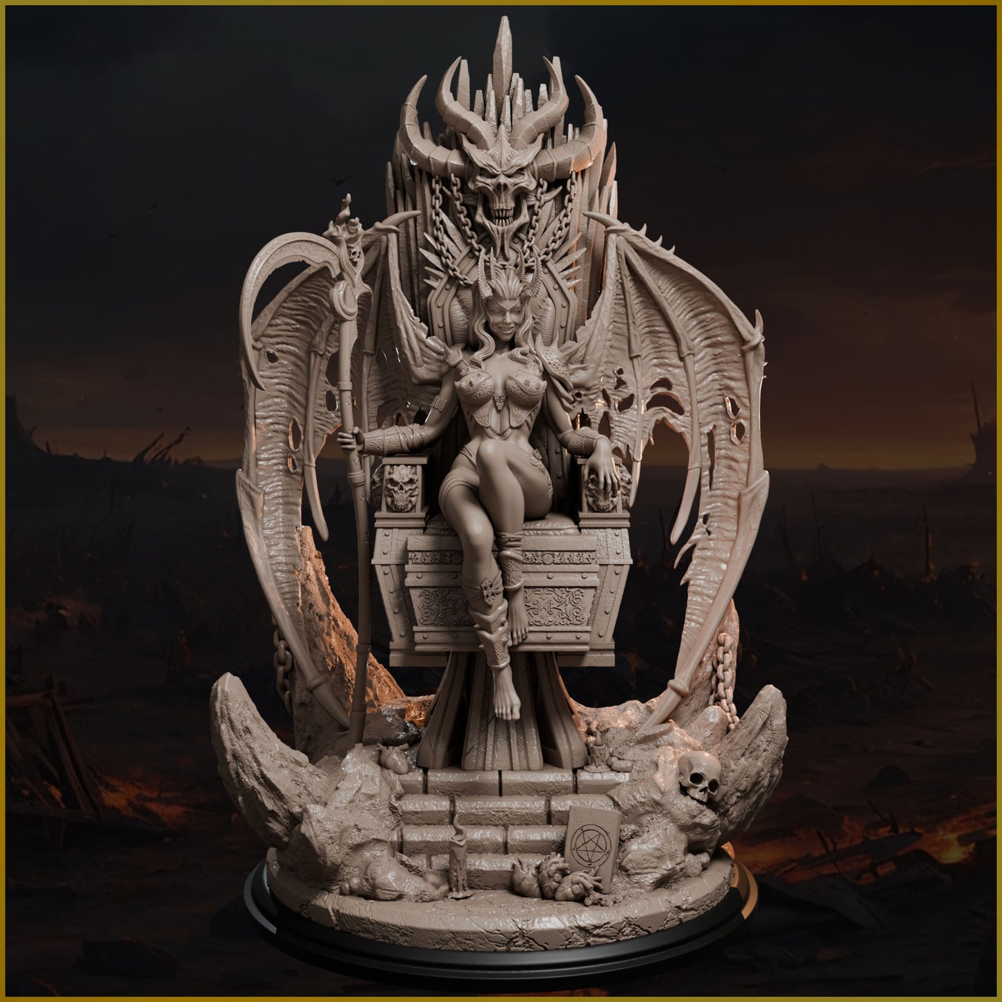 Throne of the Damned 3 – Black Bird Miniatures – figurka 75mm / 120mm