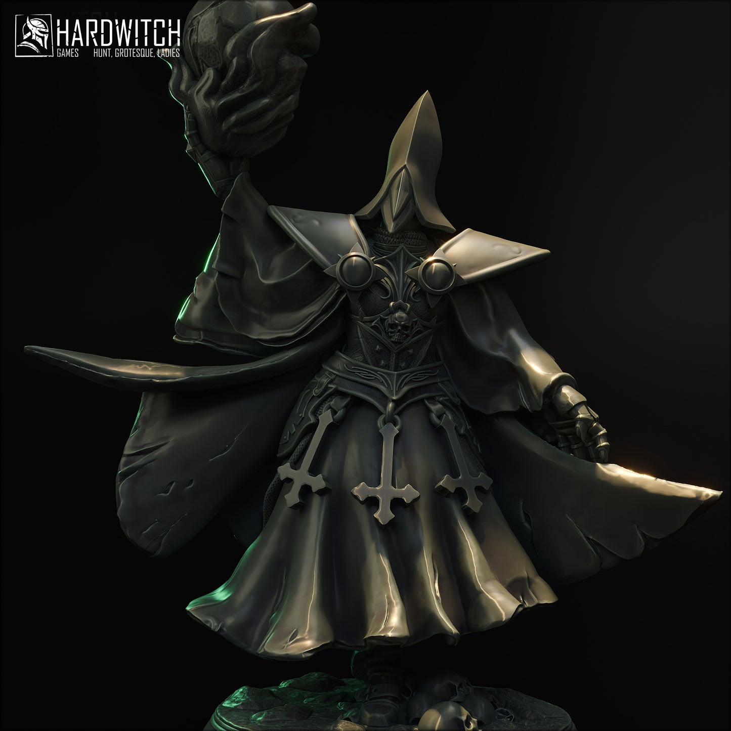 Bomb Witch grimdark czarodziejka 32 mm figurka Trench Crusade