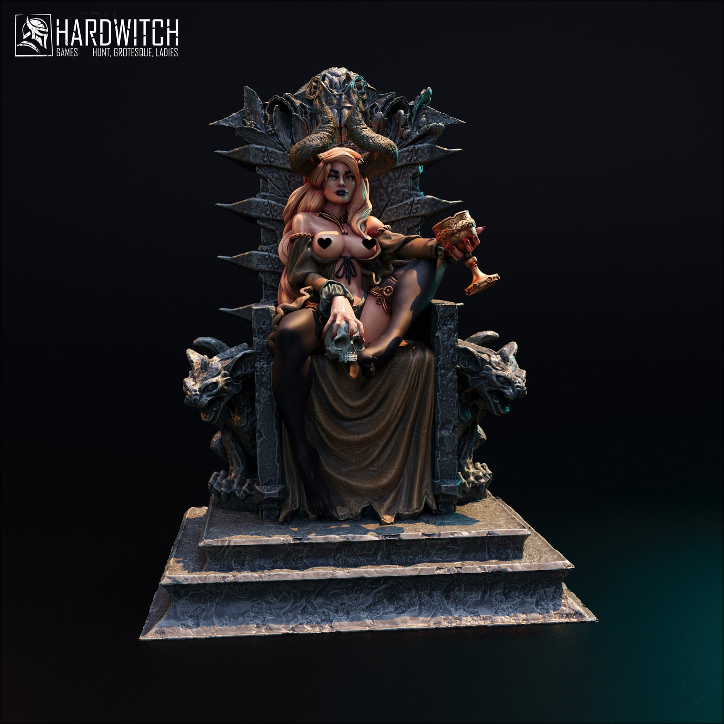 Figurka Fortada Astra – HardWitch Games | demonica na tronie | miniatura kolekcjonerska 32 mm / 75 mm / 100 mm