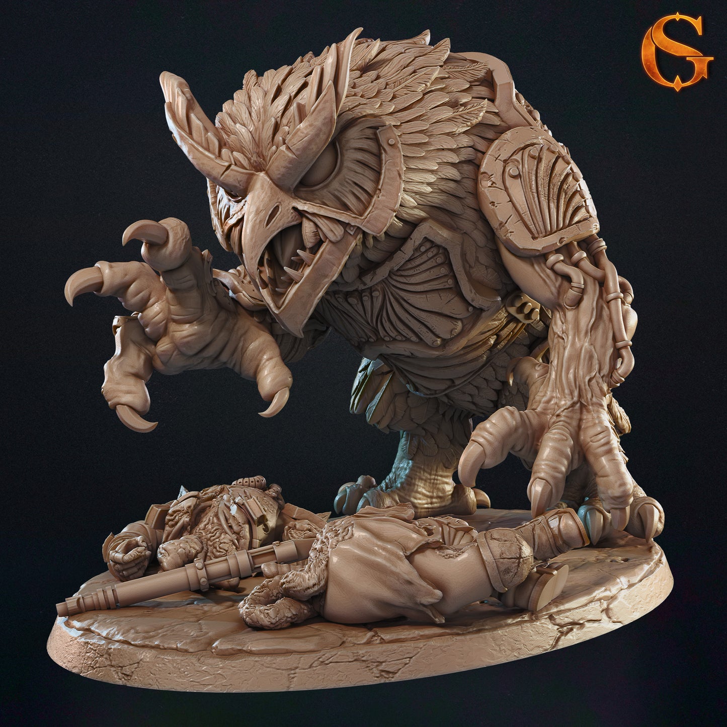 Owlbear z Persepolis – Alchemical Satrapy – Figurka 48mm – Solgood