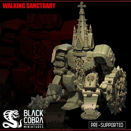 Walking Sanctuary – grimdark mech do Trench Crusade 28-32mm | Black Cobra Miniatures