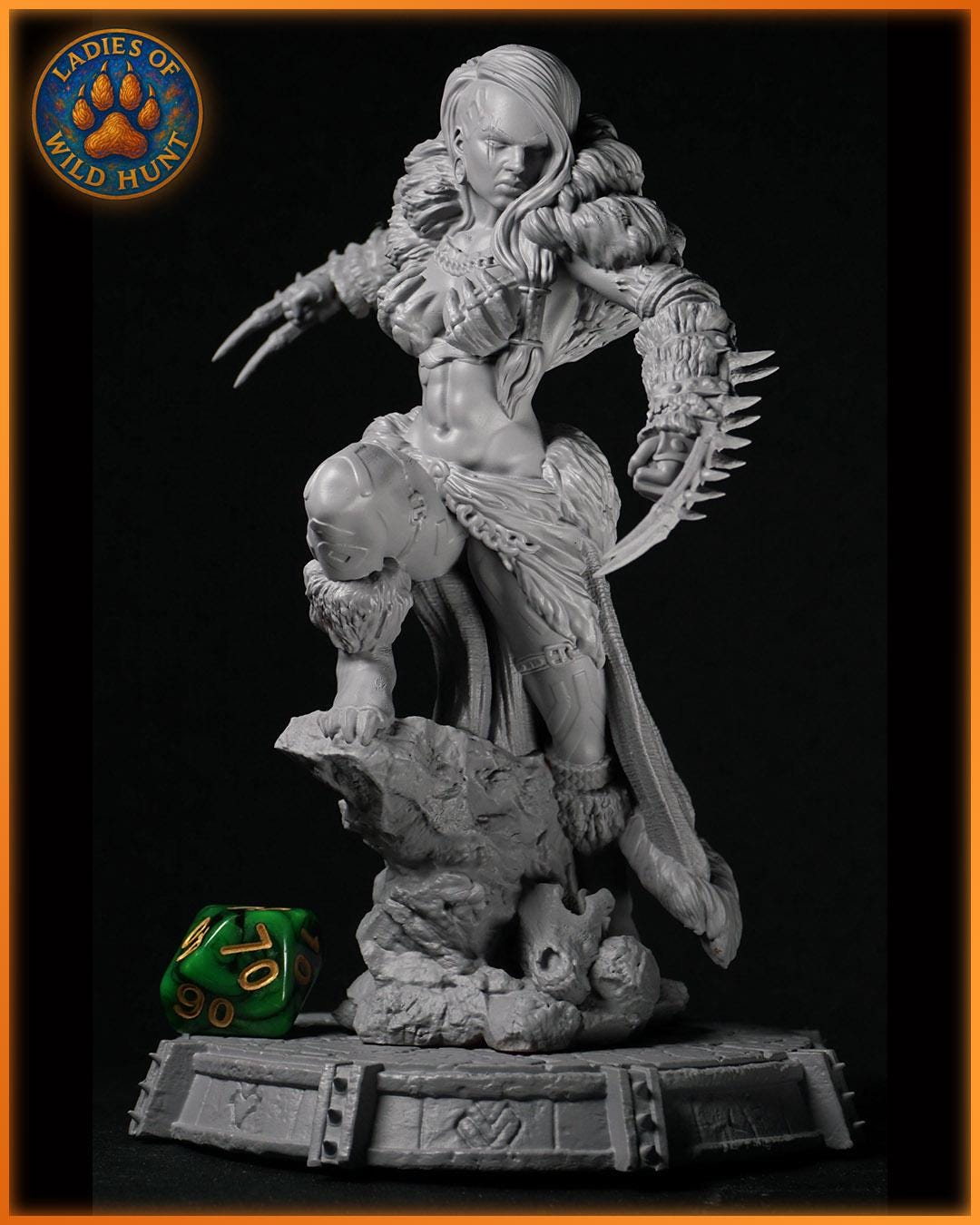 Veynn Kraven figurka żywiczna – Ladies of the Wild Hunt – Black Bird Miniatures