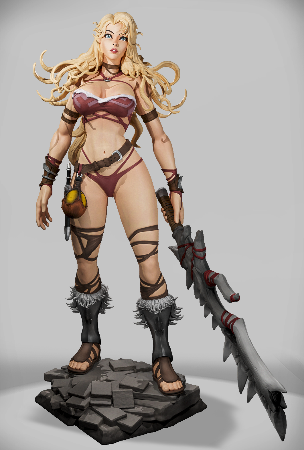 Bonecrush Huntress Witcher Elements figurka 3D