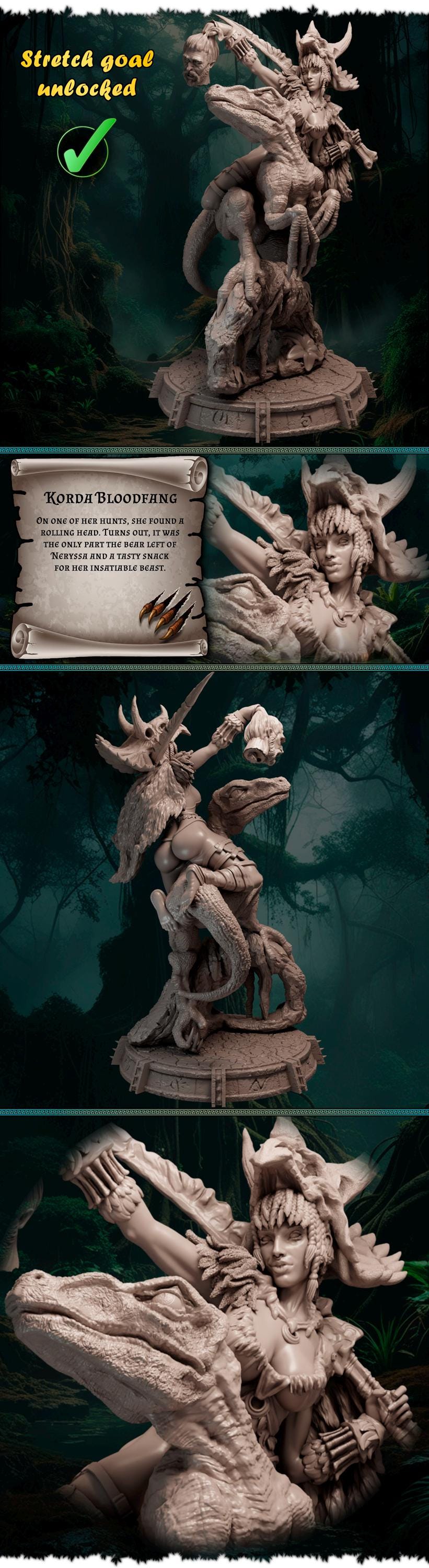 Korda Bloodfang figurka żywiczna – Ladies of the Wild Hunt – Black Bird Miniatures