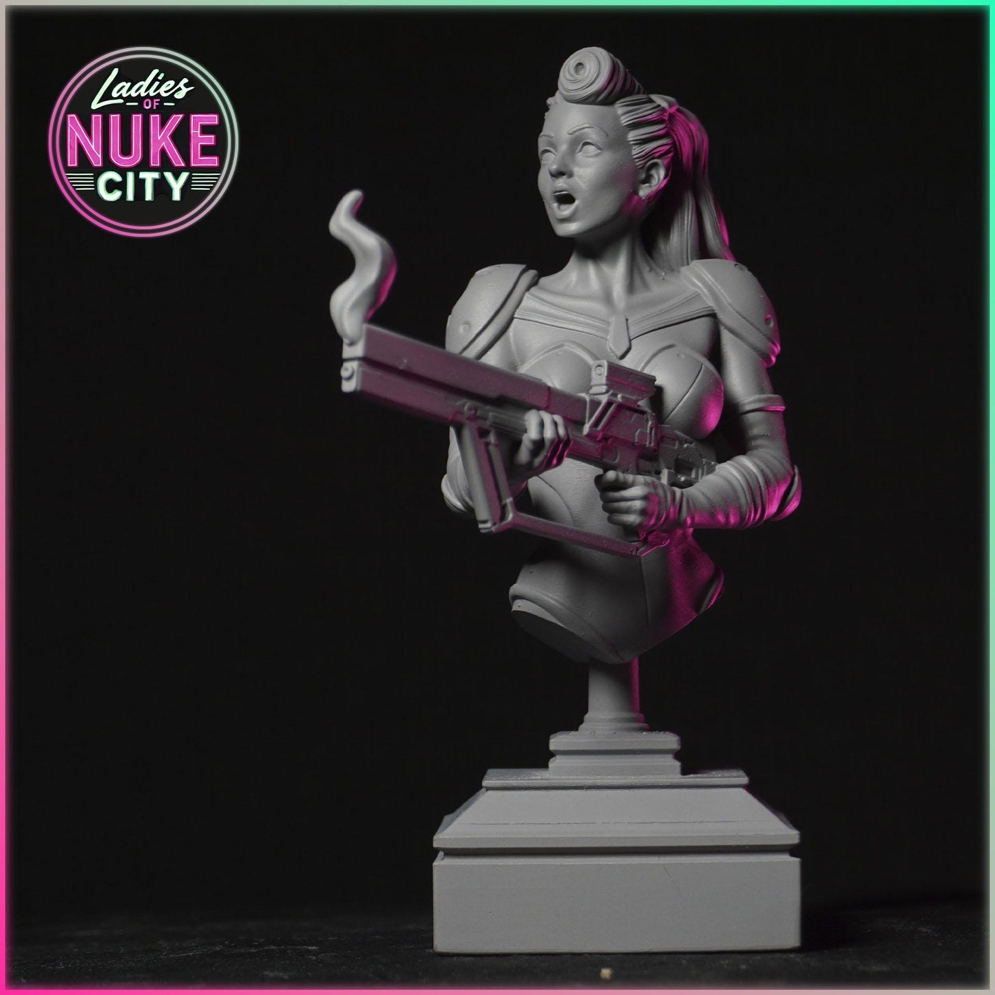 Mira Zenith figurka żywiczna – Nuke City Ladies – Black Bird Miniatures