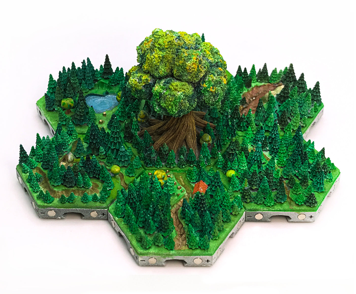 Modułowe Kafelki Terenu HexMap – Biomy 3D od STLModels do Gier RPG i Planszowych