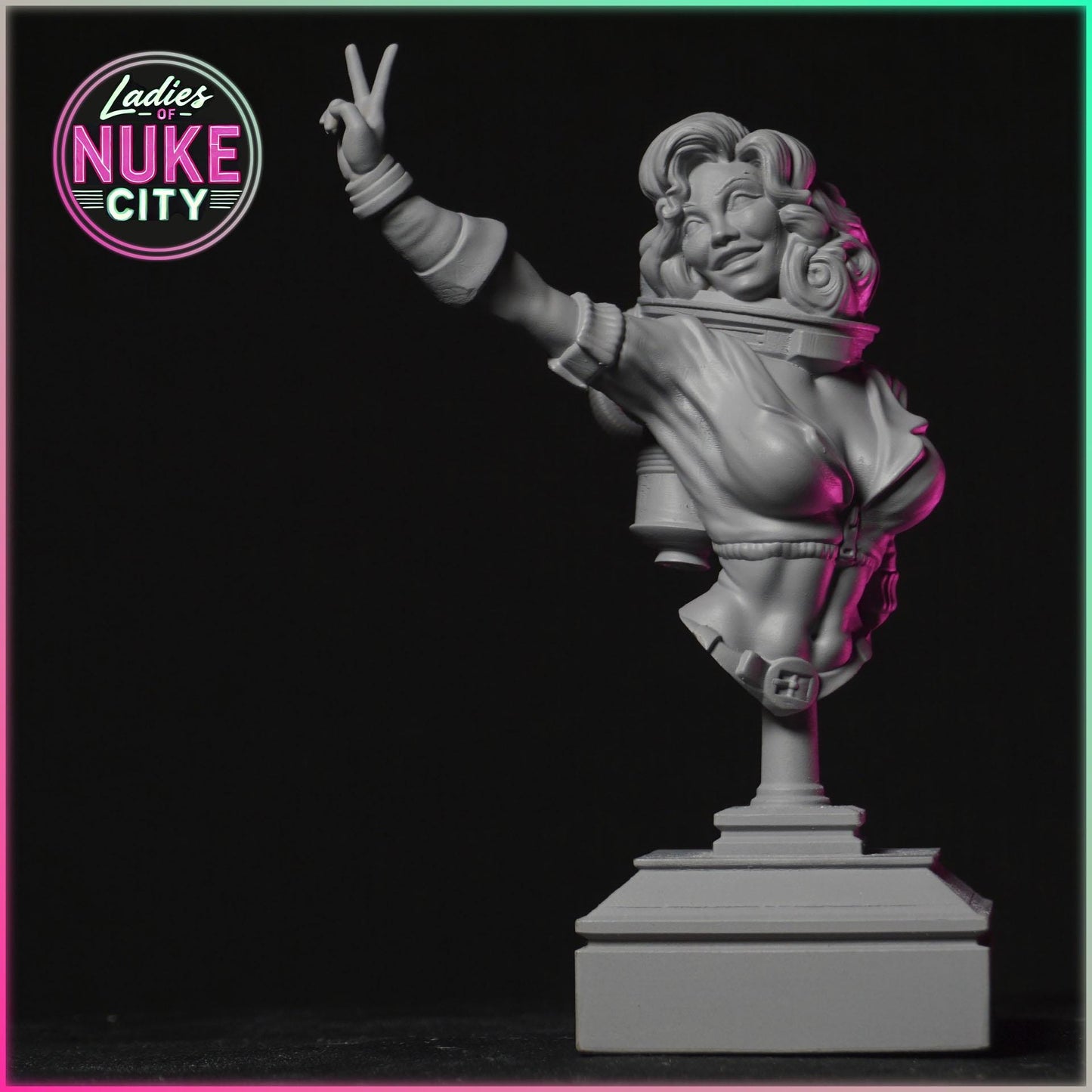 Luna Starling figurka żywiczna – Nuke City Ladies – Black Bird Miniatures