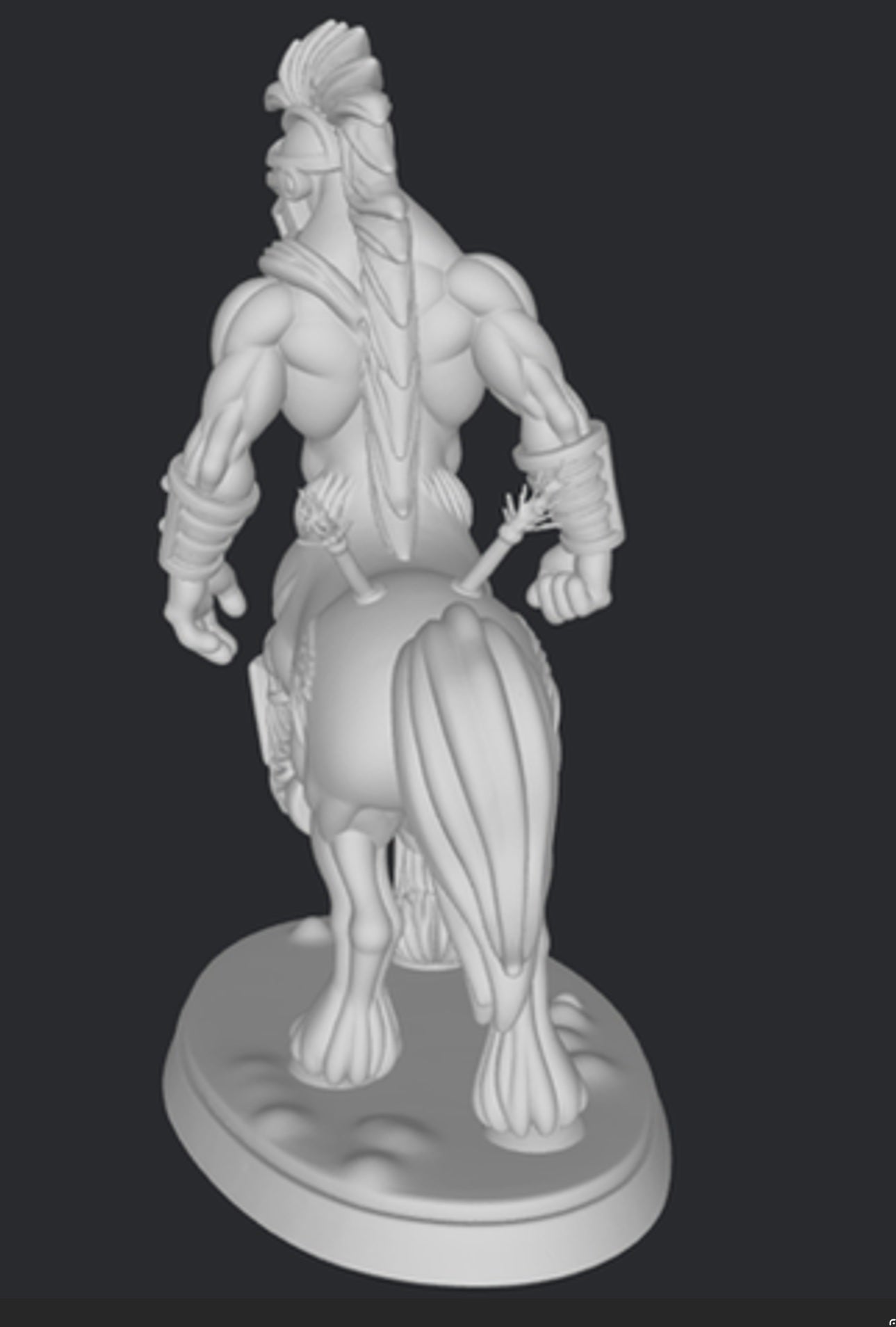 Centaur – żywiczna figurka 3DFactory w dynamicznym marszu