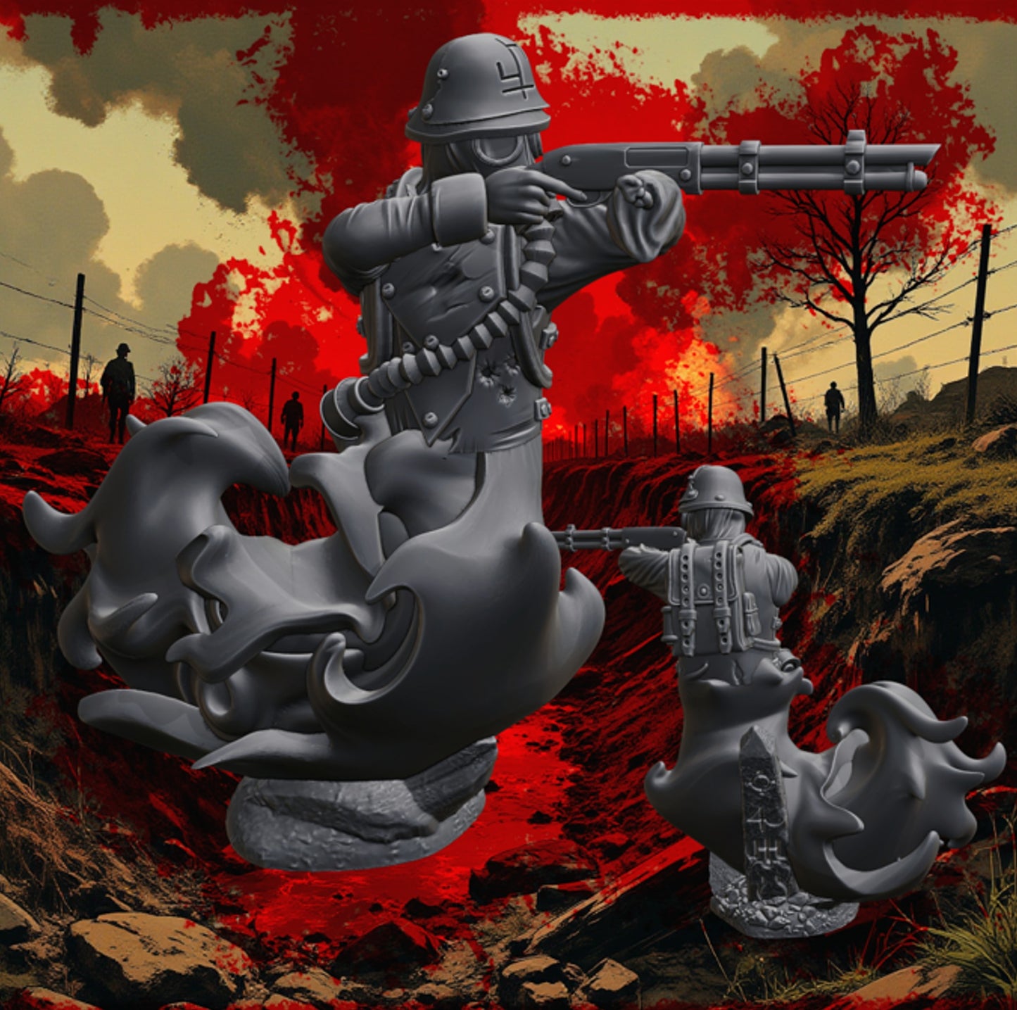 War without End – Figurki do Trench Crusade | Konstantin Velikikh | 32mm