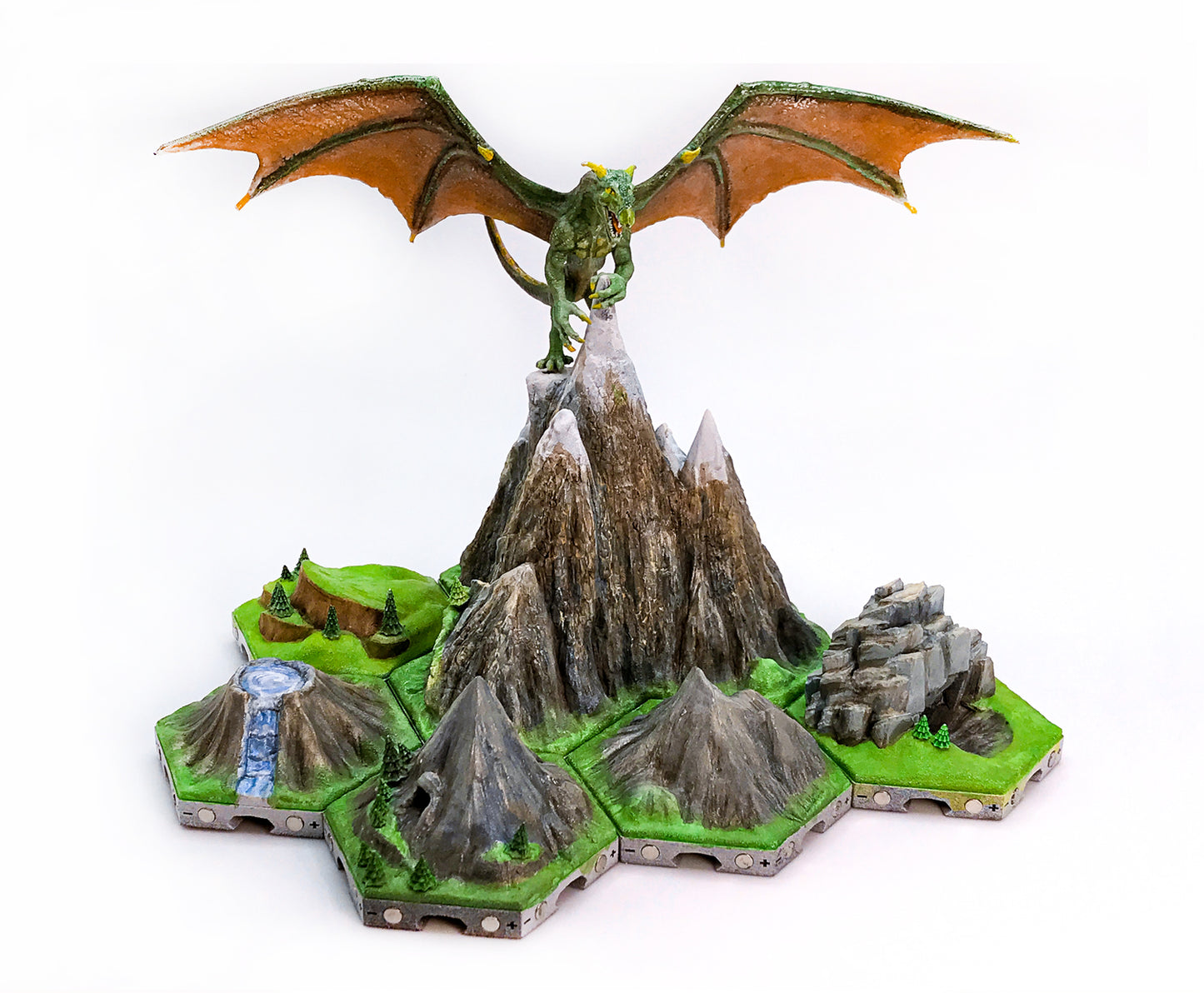 Modułowe Kafelki Terenu HexMap – Biomy 3D od STLModels do Gier RPG i Planszowych