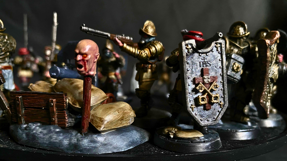 Papal State Trench Crusade figurki 32mm zestaw 20 modeli