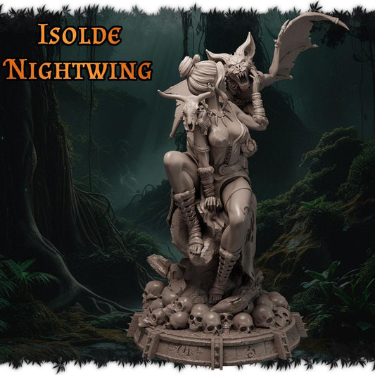 Isolde Nightwing figurka żywiczna – Ladies of the Wild Hunt – Black Bird Miniatures