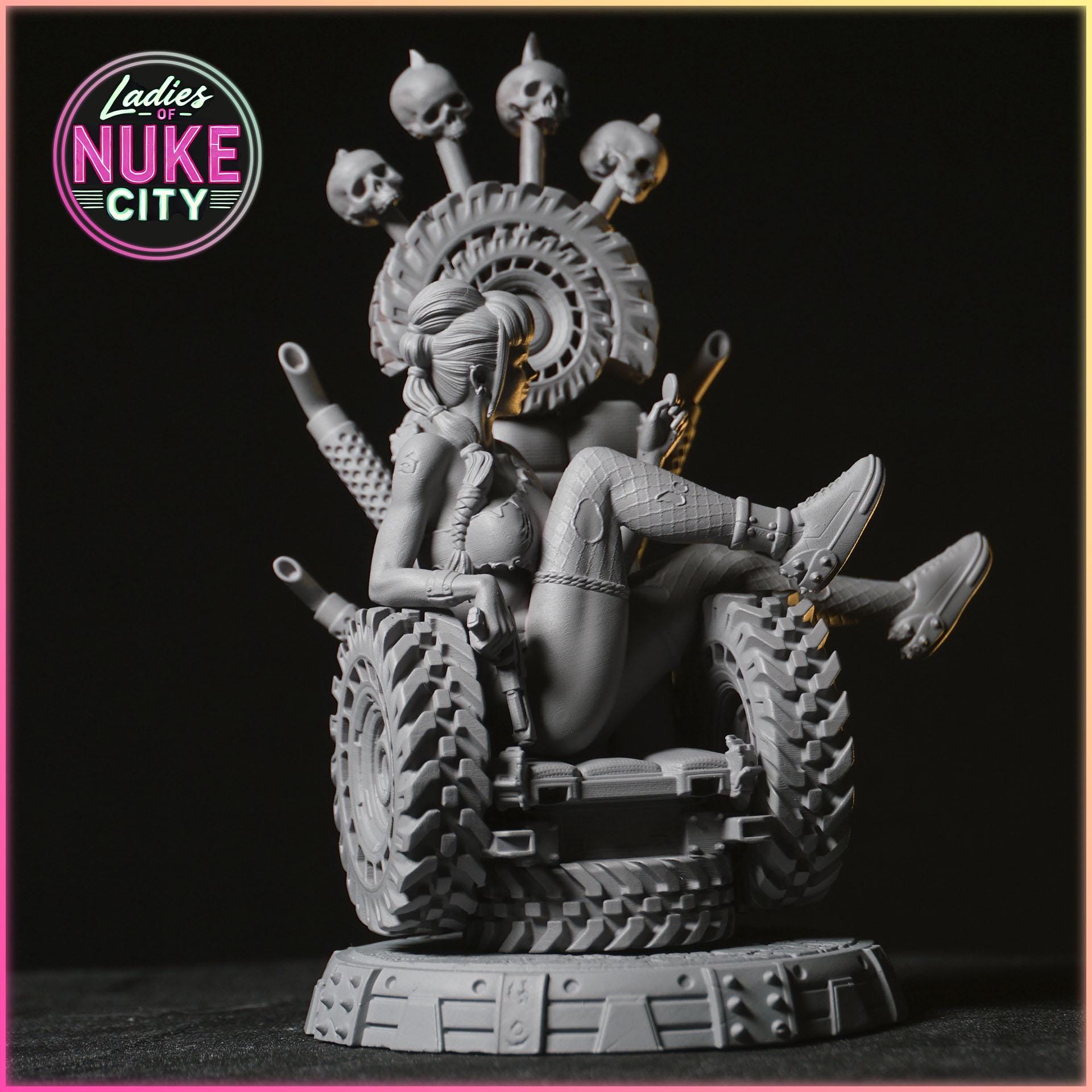 Selene Riffwalker figurka żywiczna – Nuke City Ladies – Black Bird Miniatures