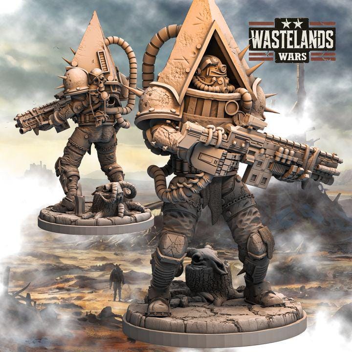 Figurka The Iron Preacher od Haito – widok z przodu, skala 180 mm