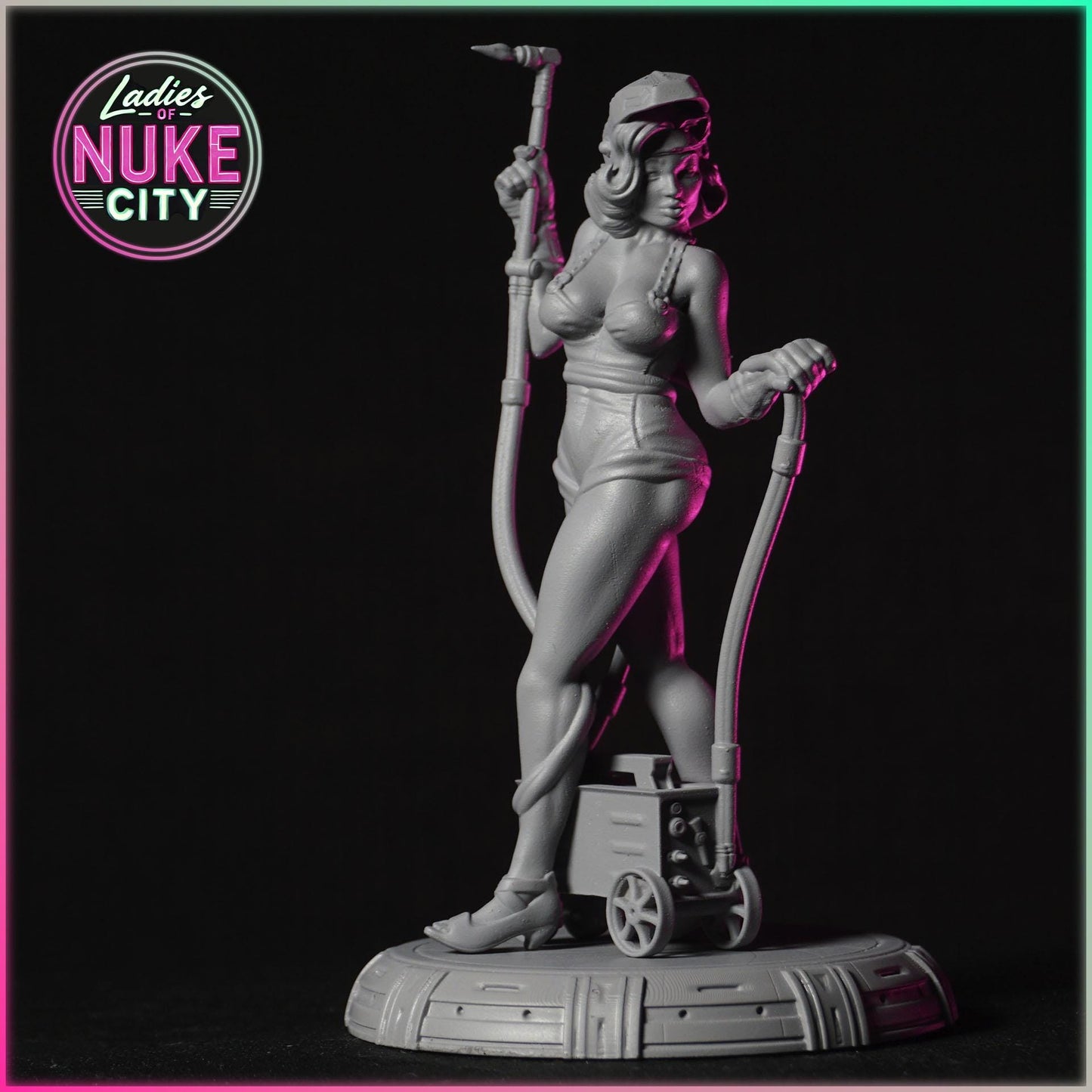 Marylin Volt figurka żywiczna – Nuke City Ladies – Black Bird Miniatures