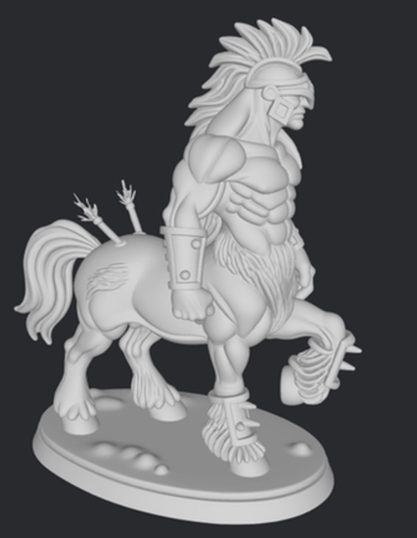 Centaur – żywiczna figurka 3DFactory w dynamicznym marszu