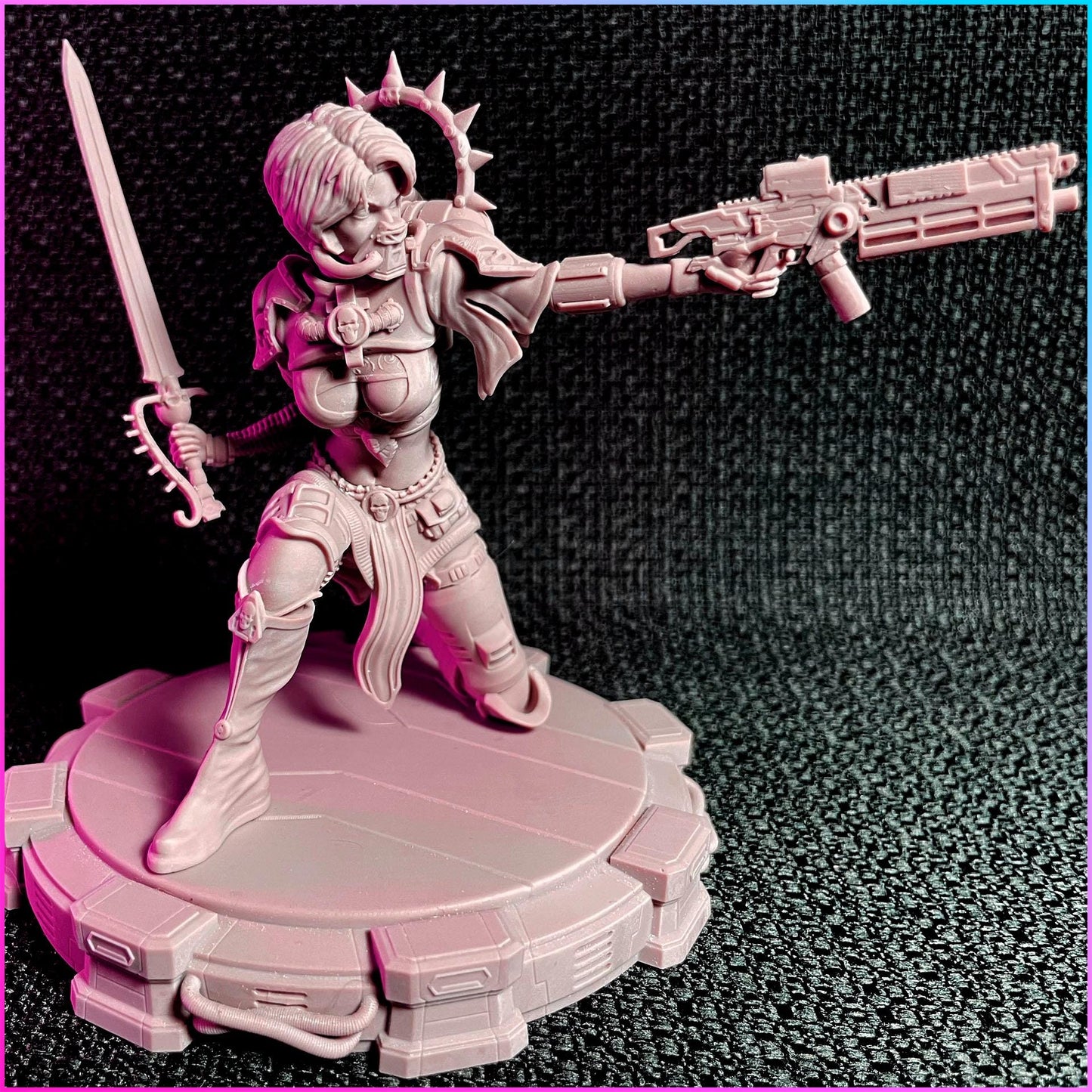 Kira Vega figurka 32mm – Ladies of the 2133, Black Bird Miniatures