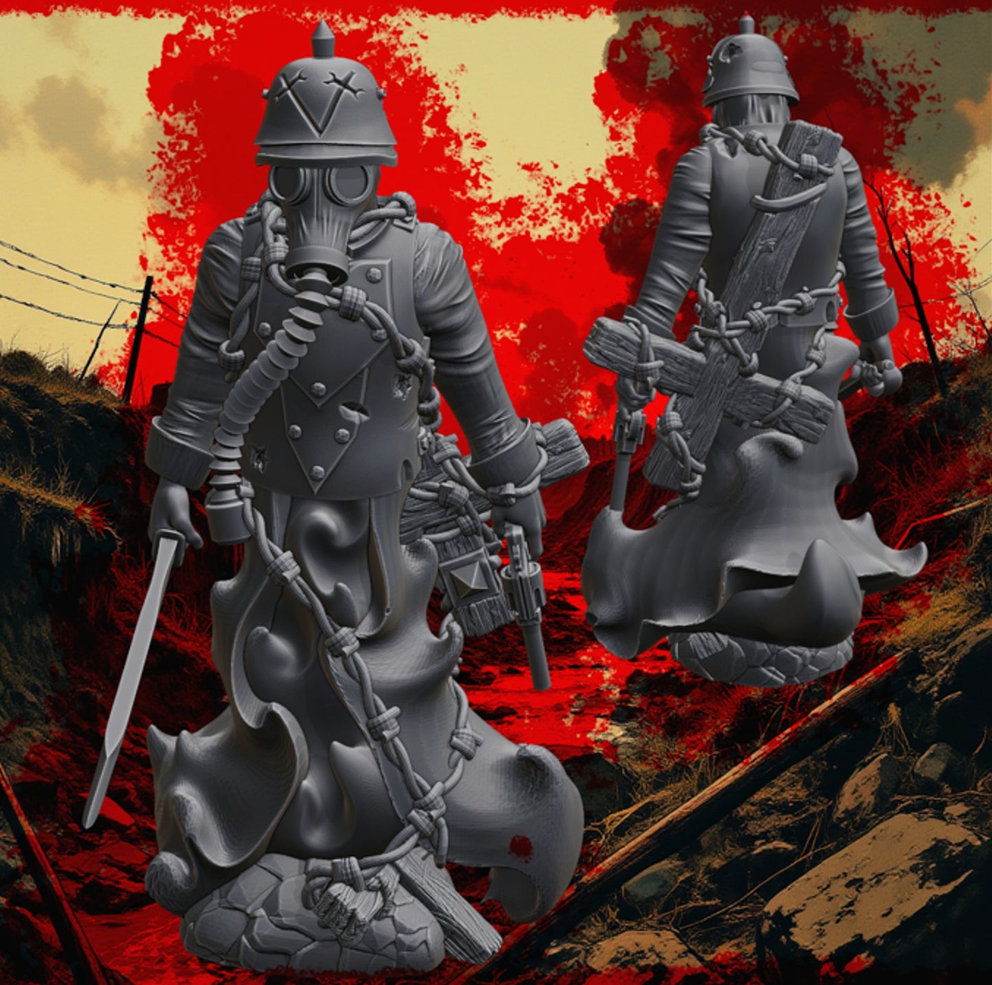 War without End – Figurki do Trench Crusade | Konstantin Velikikh | 32mm