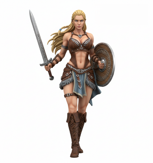 Lagertha – nordycka tarczowniczka 32/75/120mm