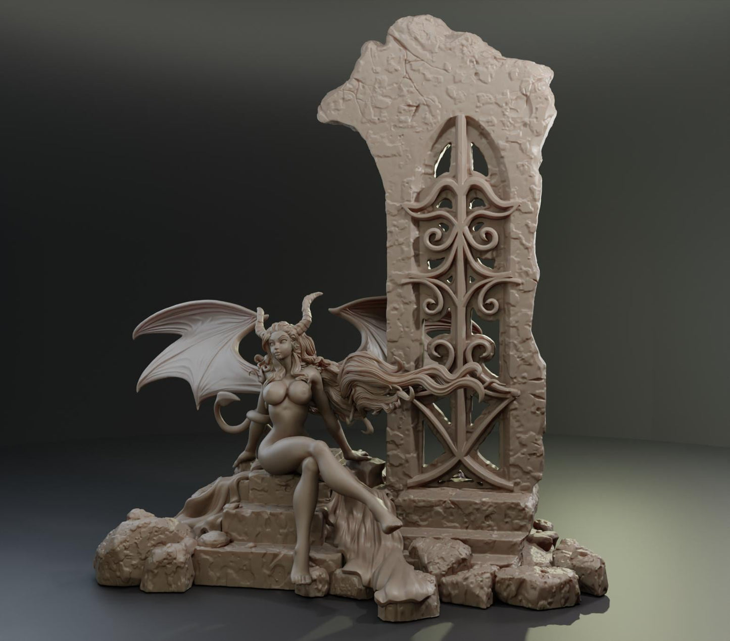 Succubus – dark fantasy figurka 3D z kolekcji Monstrous Beauty