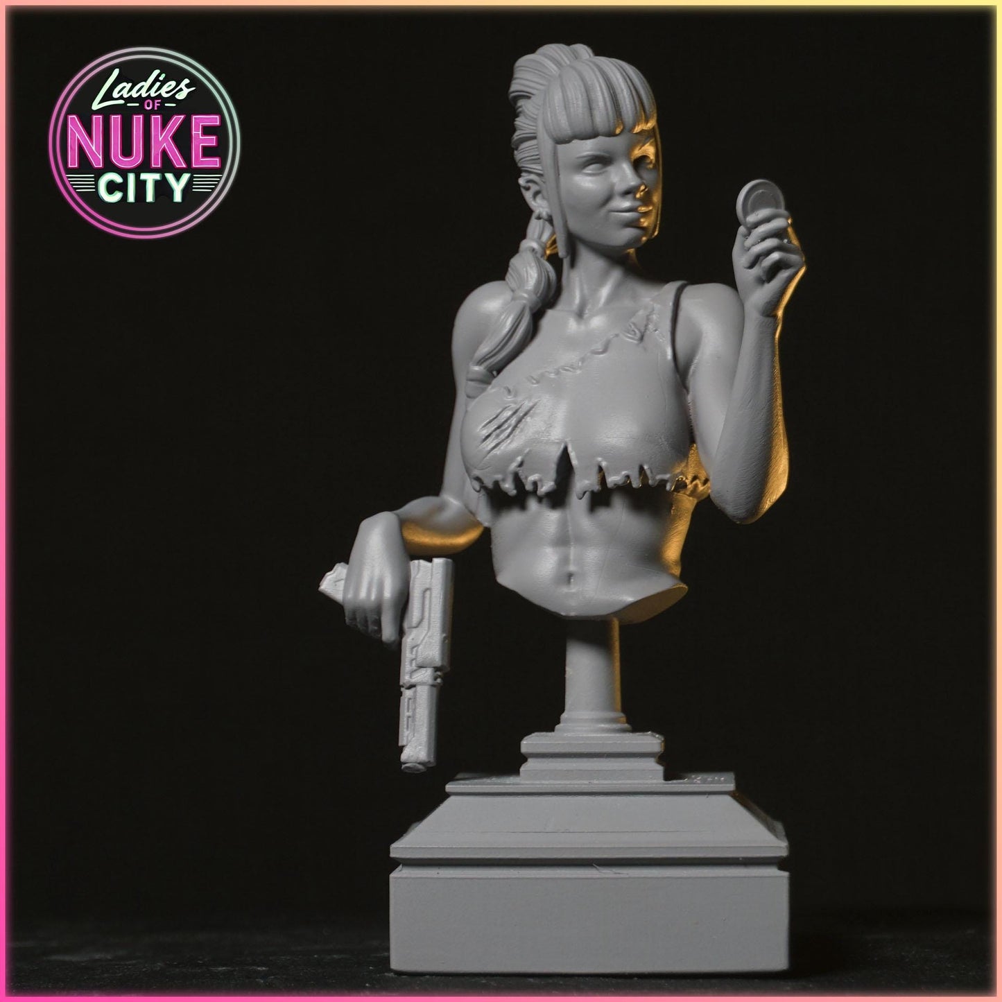 Selene Riffwalker figurka żywiczna – Nuke City Ladies – Black Bird Miniatures