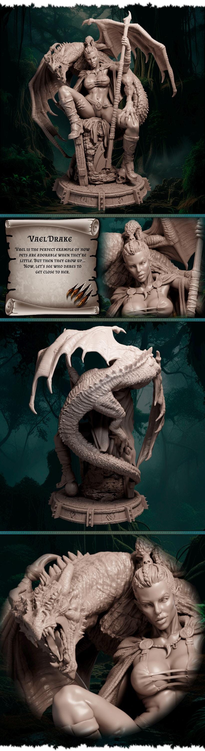 Vael Drake figurka żywiczna – Ladies of the Wild Hunt – Black Bird Miniatures