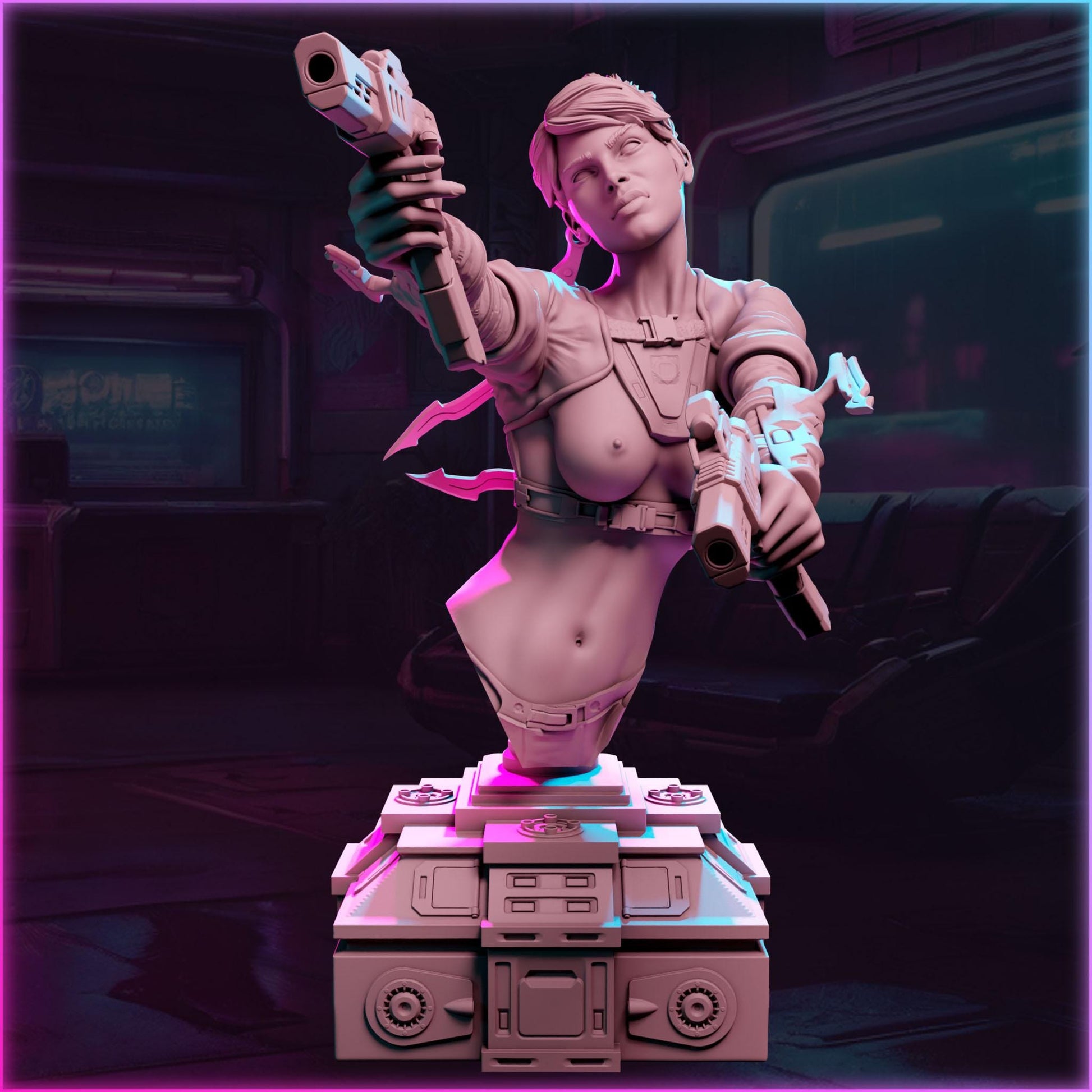 Orion Bufferson figurka 32mm – Ladies of the 2133, Black Bird Miniatures