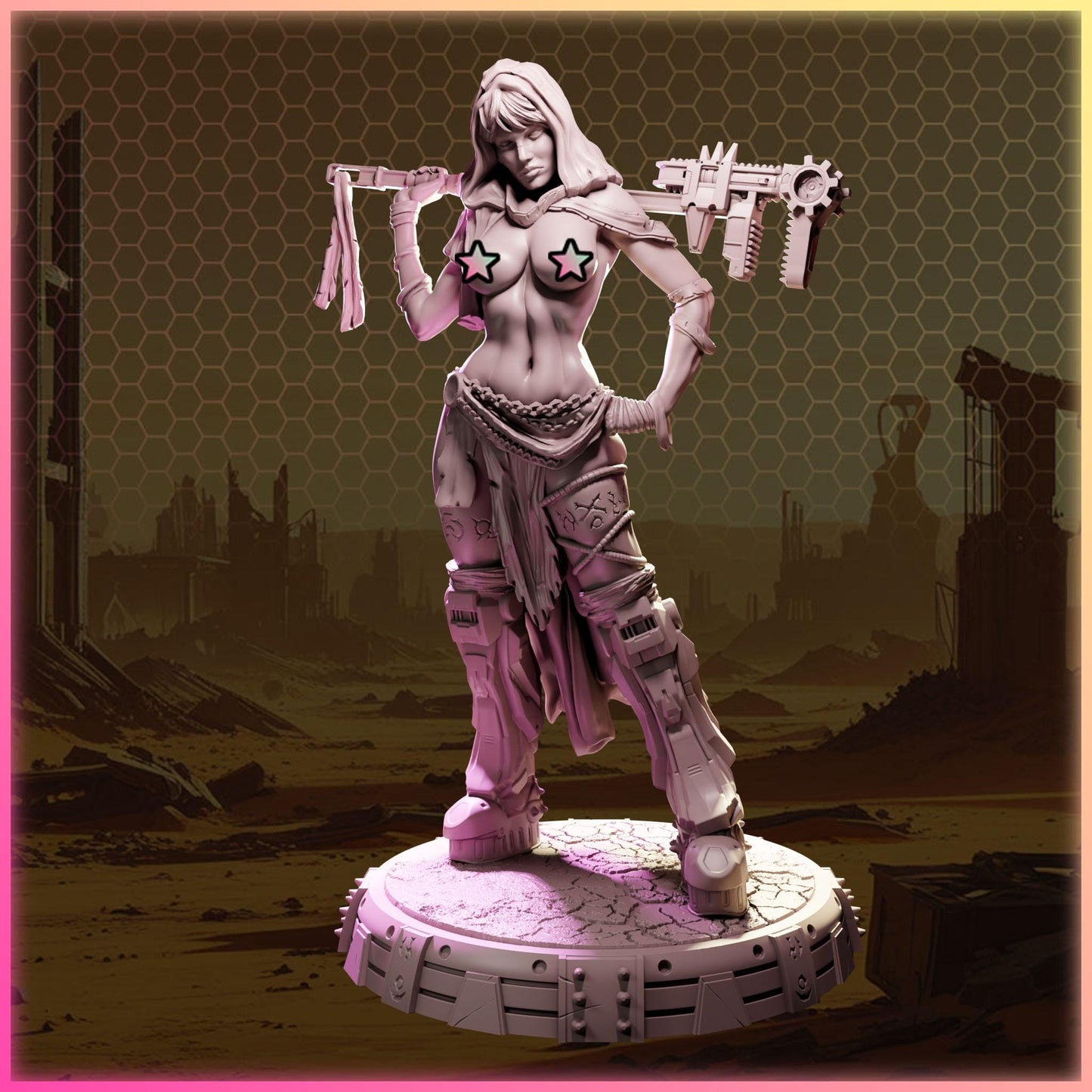 Vespera Kalix figurka żywiczna – Nuke City Ladies – Black Bird Miniatures