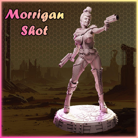 Morrigan Shot figurka żywiczna – Nuke City Ladies – Black Bird Miniatures