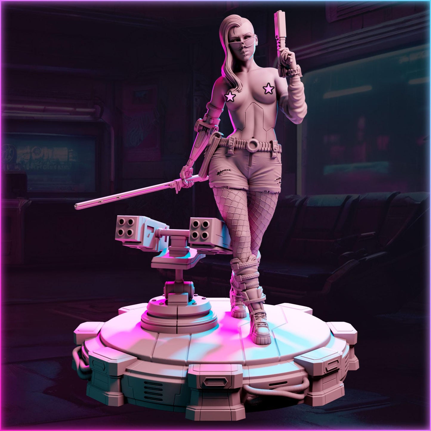 Cassandra Zephyr figurka 32mm – Ladies of the 2133, Black Bird Miniatures