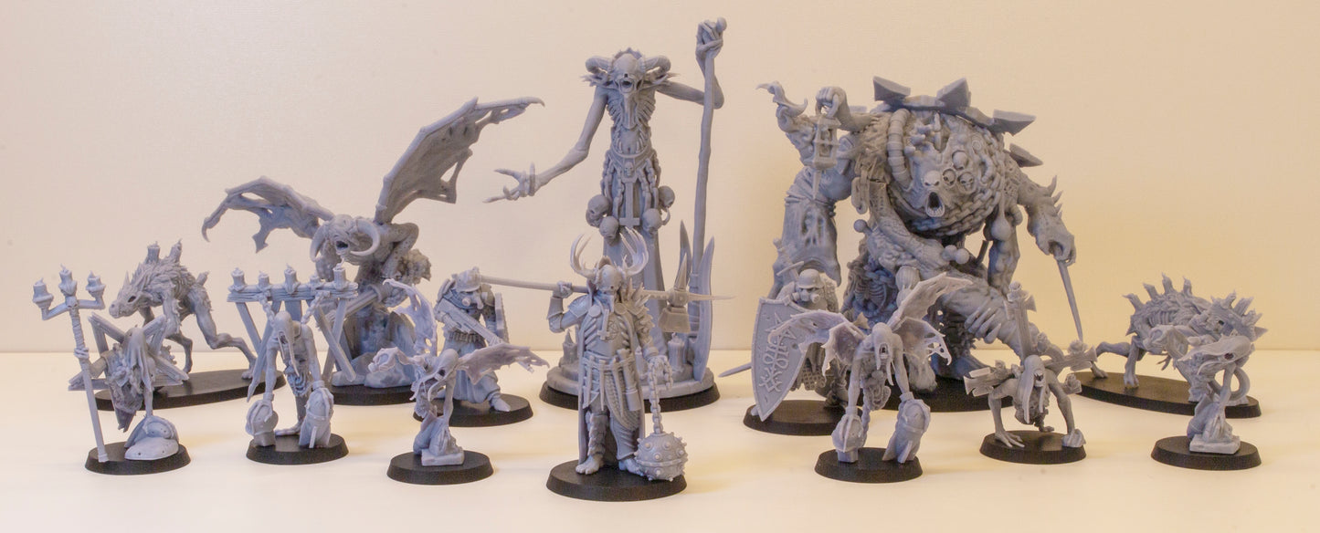 Candles of Heresy zestaw grimdarkowych figurek 32 mm Trench Crusade