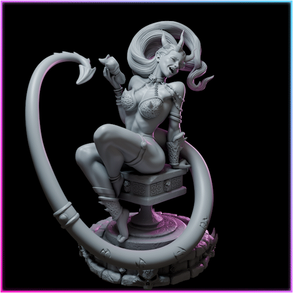 Aelissa – Queens of Chaos – Figur 32 mm / 75 mm – Black Bird Miniatures
