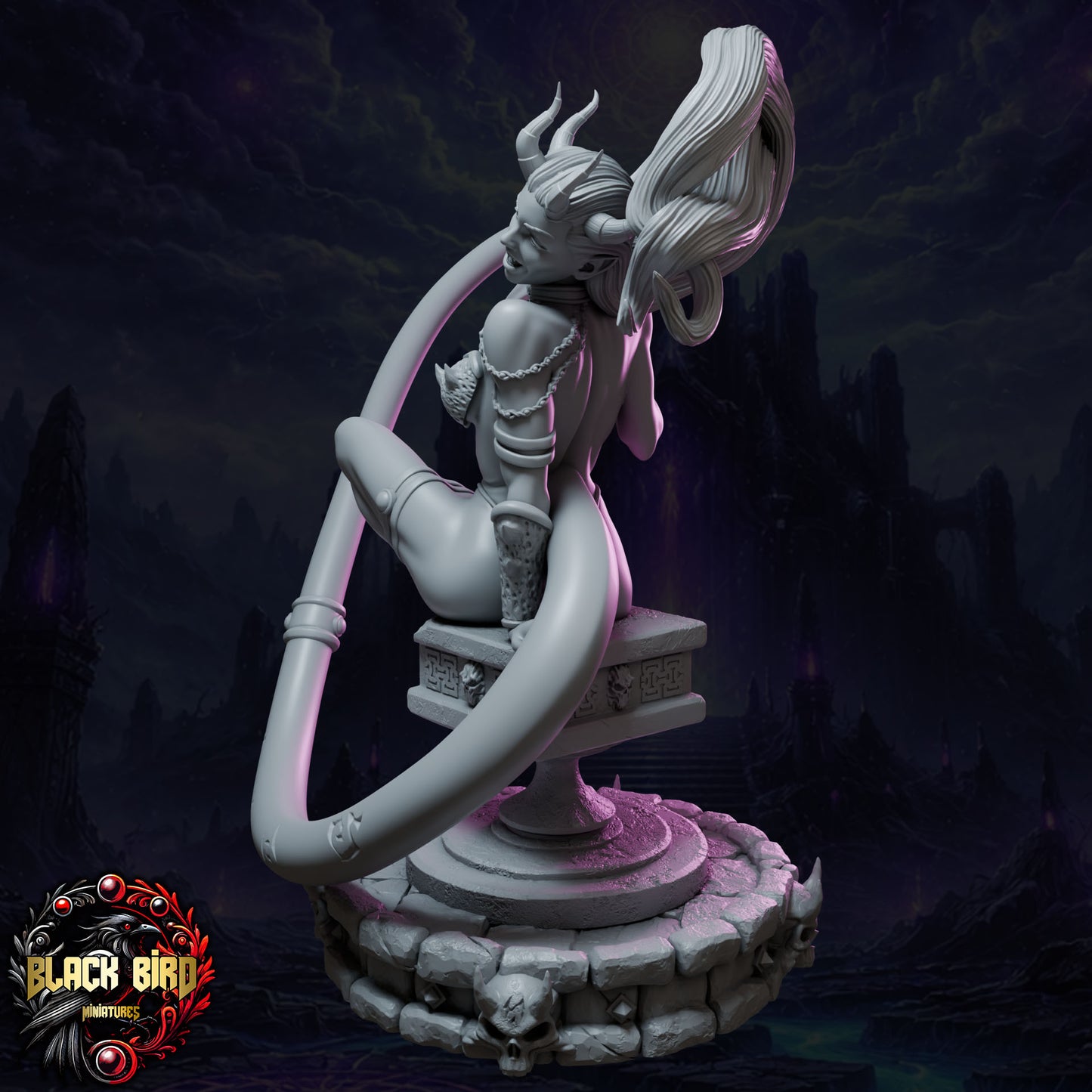 Aelissa – Queens of Chaos – Figur 32 mm / 75 mm – Black Bird Miniatures