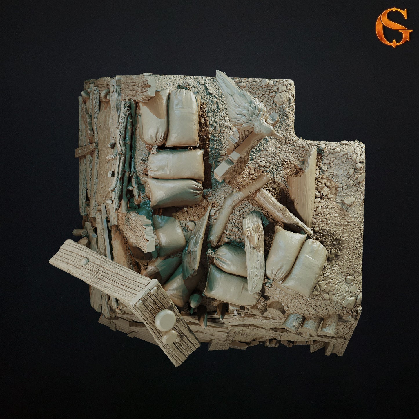 Modularne Okopy 3D do Trench Crusade – Sol Good Creations | Tereny do bitewniaków