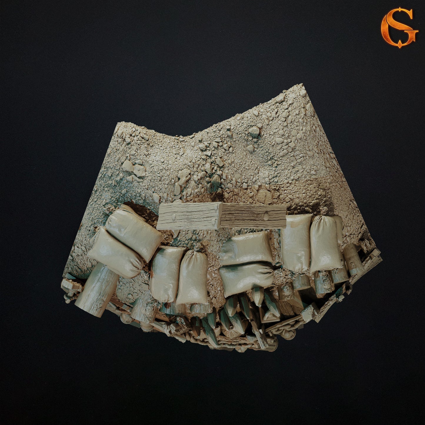 Modularne Okopy 3D do Trench Crusade – Sol Good Creations | Tereny do bitewniaków