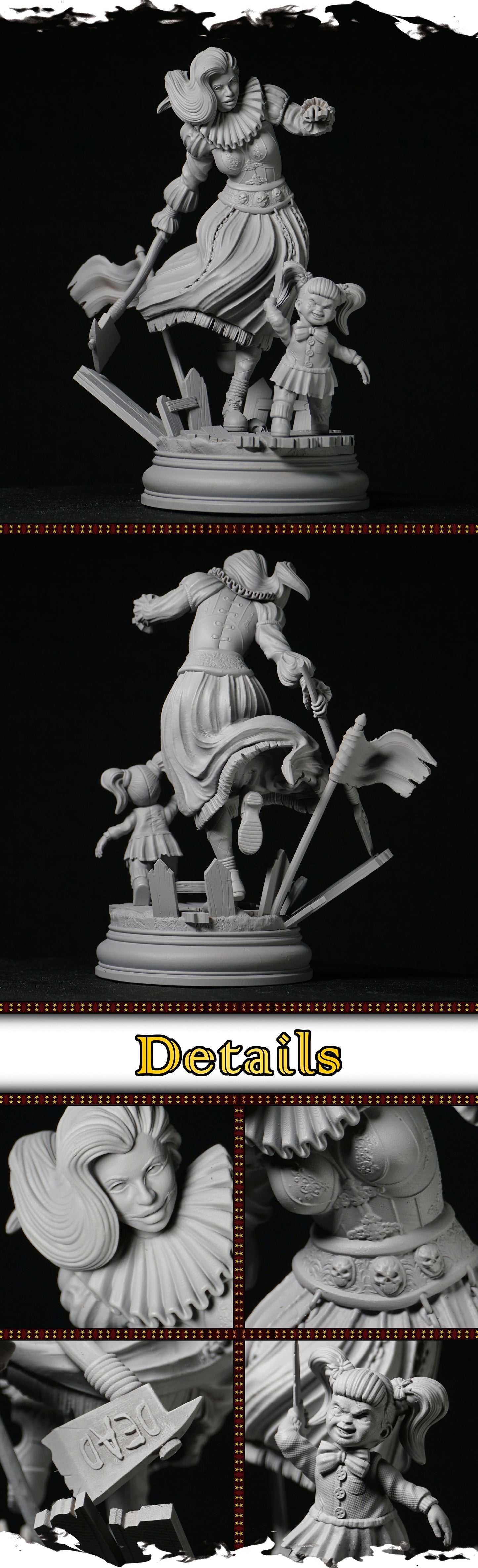Aradia – figurka w stylu mrocznego cyrku, Black Bird Miniatures