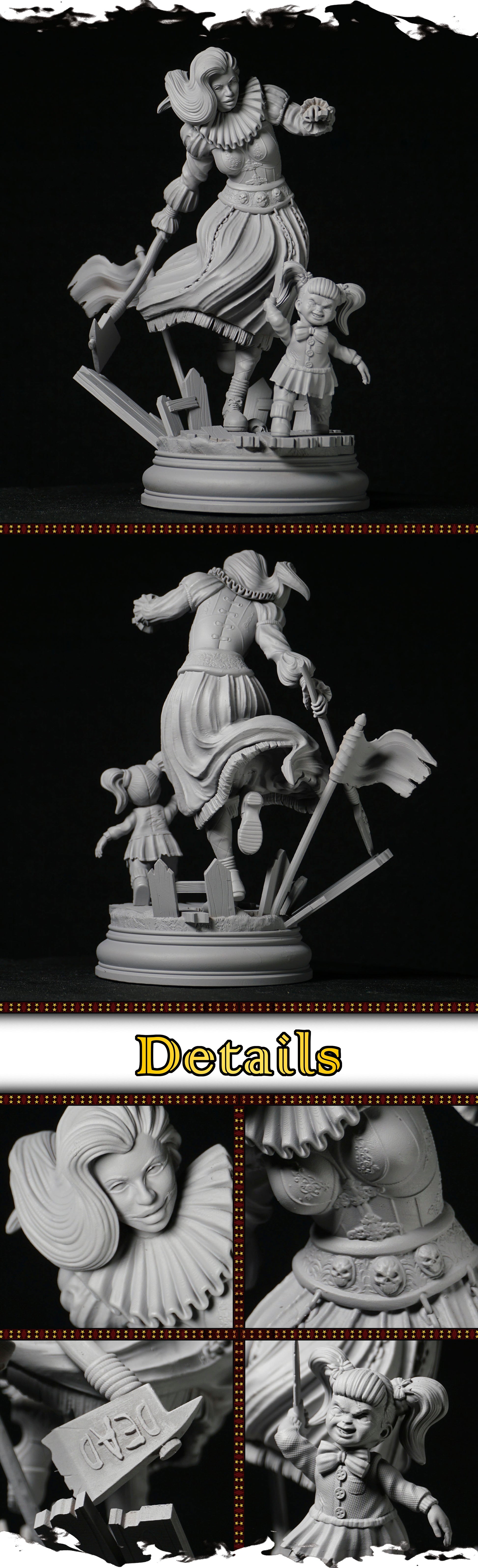 Aradia – figurka w stylu mrocznego cyrku, Black Bird Miniatures